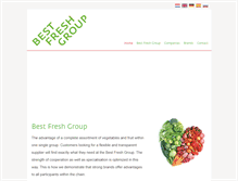 Tablet Screenshot of bestfreshgroup.com